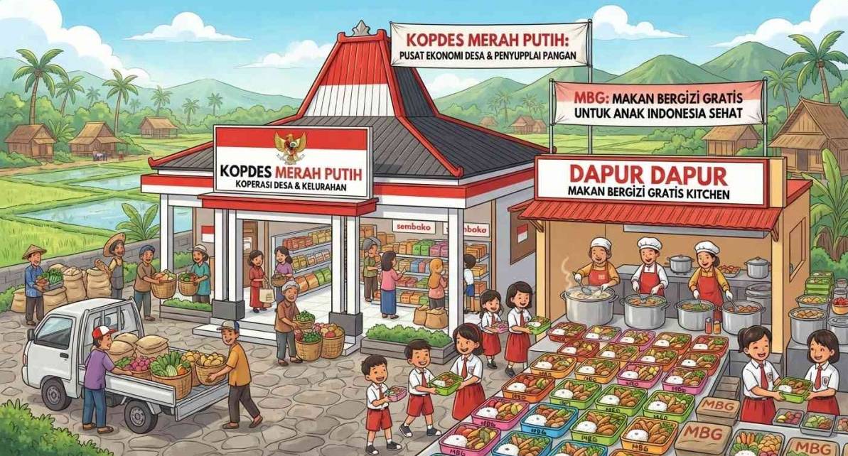 Kopdes Merah Putih Hadir Memperkuat Ekonomi Desa, Bukan Menggeser Warung Rakyat